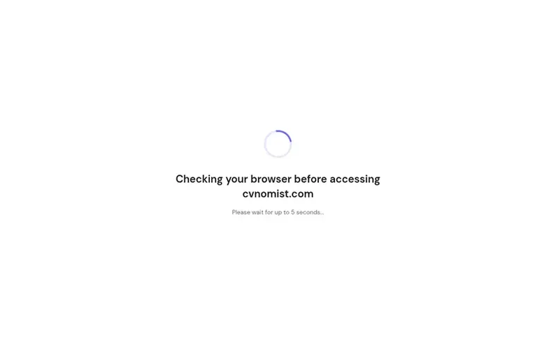 Screenshot of the CVnomist homepage