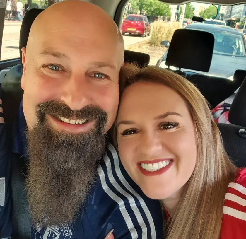 Neil and Natalie Lock, co-founders, smiling together